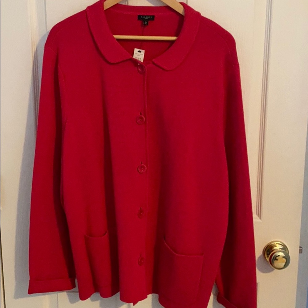 NWT Talbots Pink Sweater